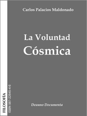 cover image of La Voluntad Cósmica